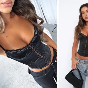 Pour It Up Bustier Black